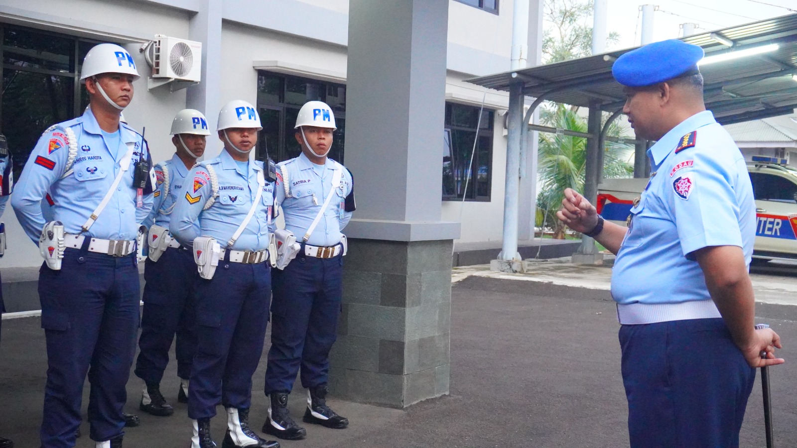 HUT Ke-79 Pomau, Pom Kodau I Gelar Pekan Disiplin