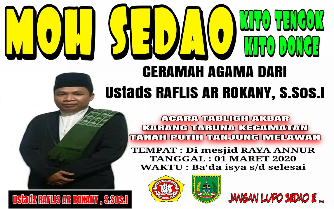 Karang Taruna TPTM Rohil Akan Gelar Festival Anak Sholeh dan Tablig Akbar