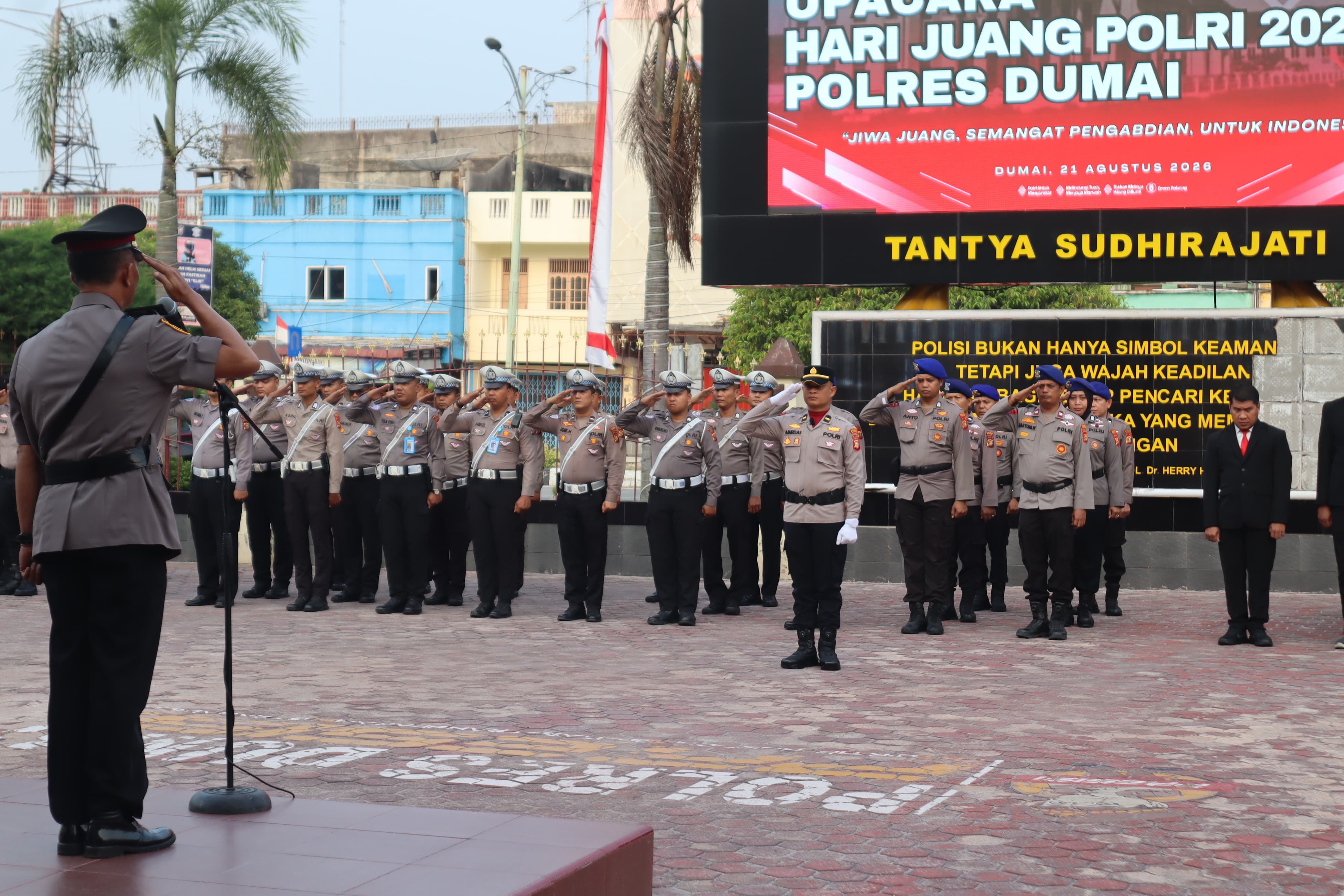 Polres Dumai Gelar Upacara Hari Juang Polri Tahun 2026, Kenang Sejarah dan Perjuangan Polri