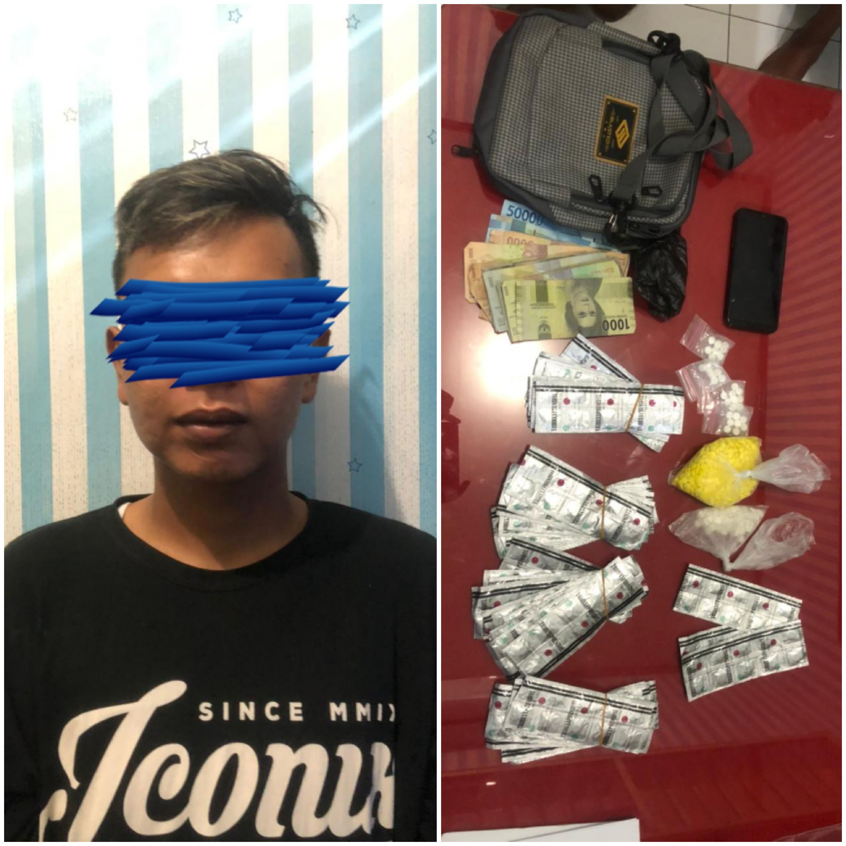 Satresnarkoba Polres Kendal Amankan Pemuda Pengedar Obat Golongan G