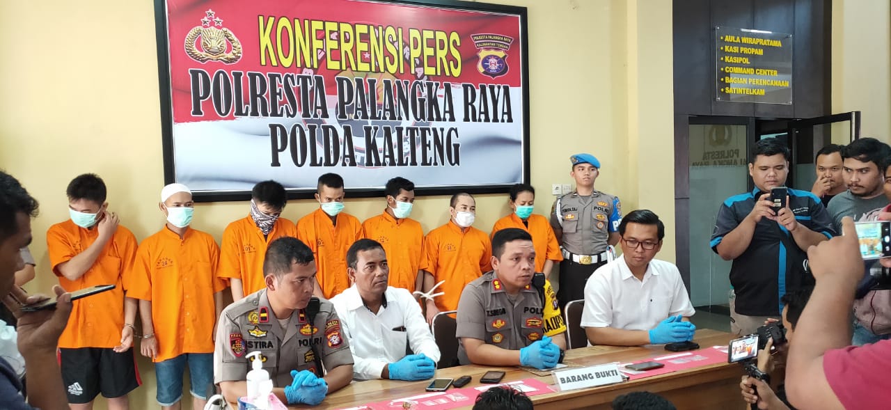 Operasi Kepolisian Antik 2019 Polresta Palangka Raya Amankan enam budak shabu