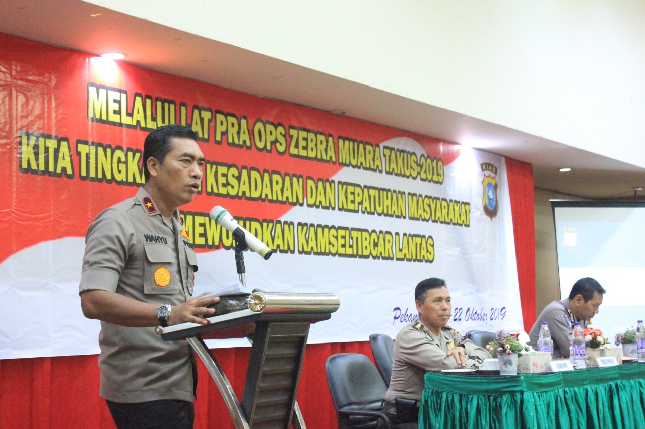 Wakapolda Riau Buka Latihan Pra Operasi Zebra Muara Takus Tahun 2019