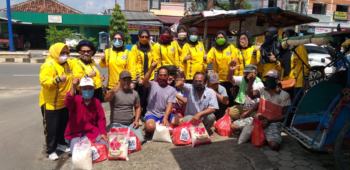 IKAD Kabupaten Lampura Melakukan Kegiatan Bakti Sosial, Dalam Rangka Mendukung Program Pemerintah Untuk Pencegahan Wabah Pandemi Covid-19