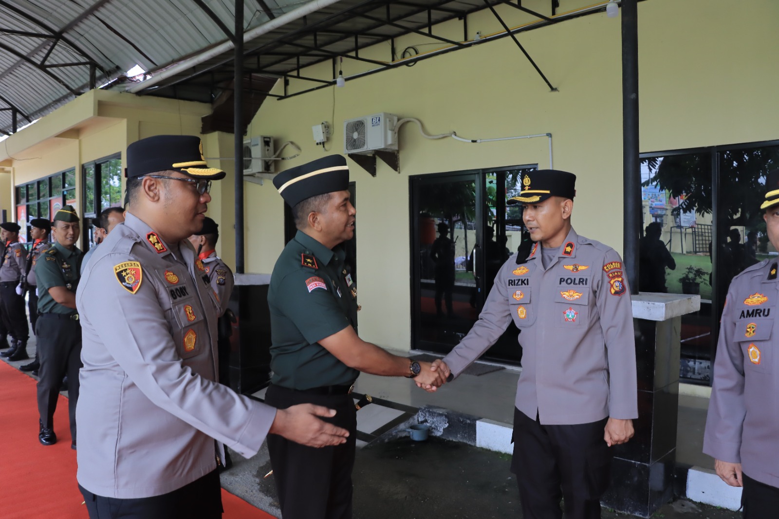 Polres Kampar Dikunjungi Danrem 031/WB, Soliditas TNI-Polri Ditegaskan