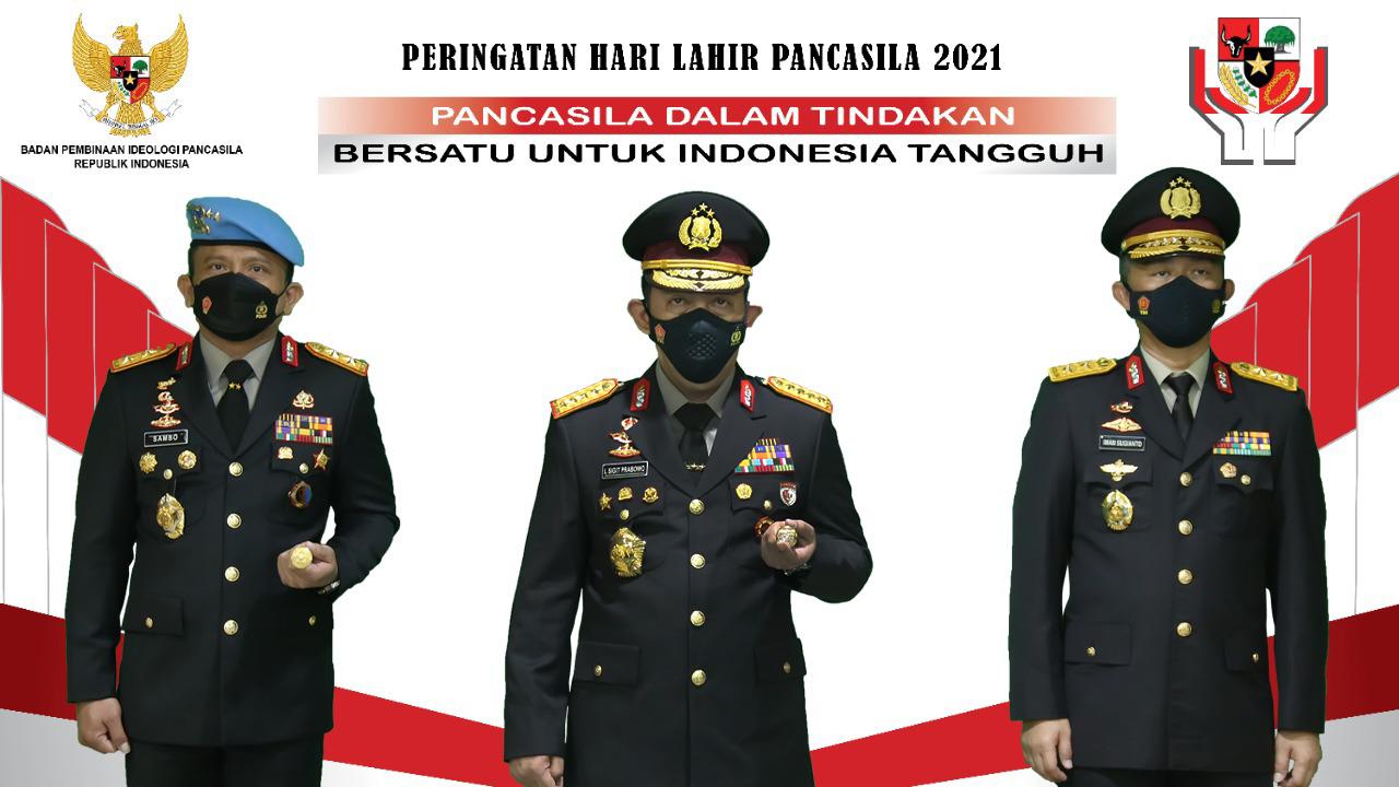 Refleksi Hari Lahir Pancasila, Kapolri: Mengajak Seluruh Elemen Masyarakat Untuk Bersatu dan Bergotong Royong Melawan Pandemi Covid-19