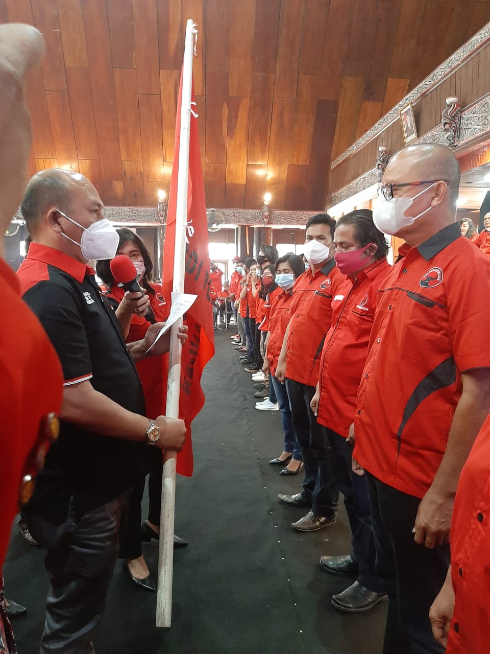 Departemen, Badan, Sayap dan Satgas Dilantik, Mesin Partai PDIP Taput Siap Bergerak