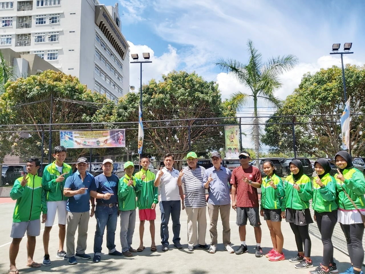 Cabor Tenis Lapangan Beregu Putri Sumbang Emas Bagi Muba