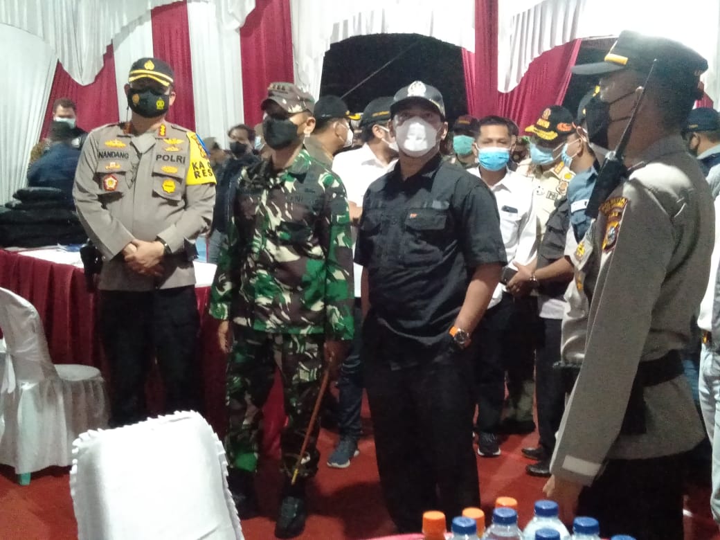 Dandim 0301/PBR Bersama Forkompinda Kota Laksanakan Pengecekan Pos Larangan Mudik Lebaran 1442 H dan Pembatasan Moda Transportasi