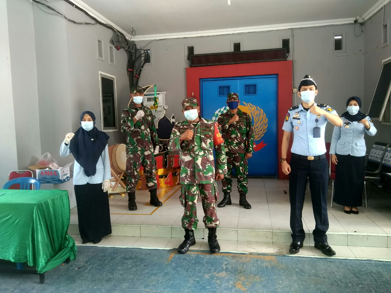 Memasuki Lebaran Ke-2, Personil Kodim 0301/Pekanbaru Laksanakan Giat PAM di Rutan Sialang Bungkuk