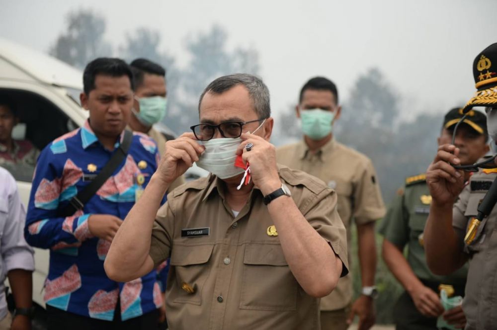 Gubernur Riau Instruksikan Kepada OPD Untuk Menginvetarisir Kebutuhan Antisipasi Karhutla