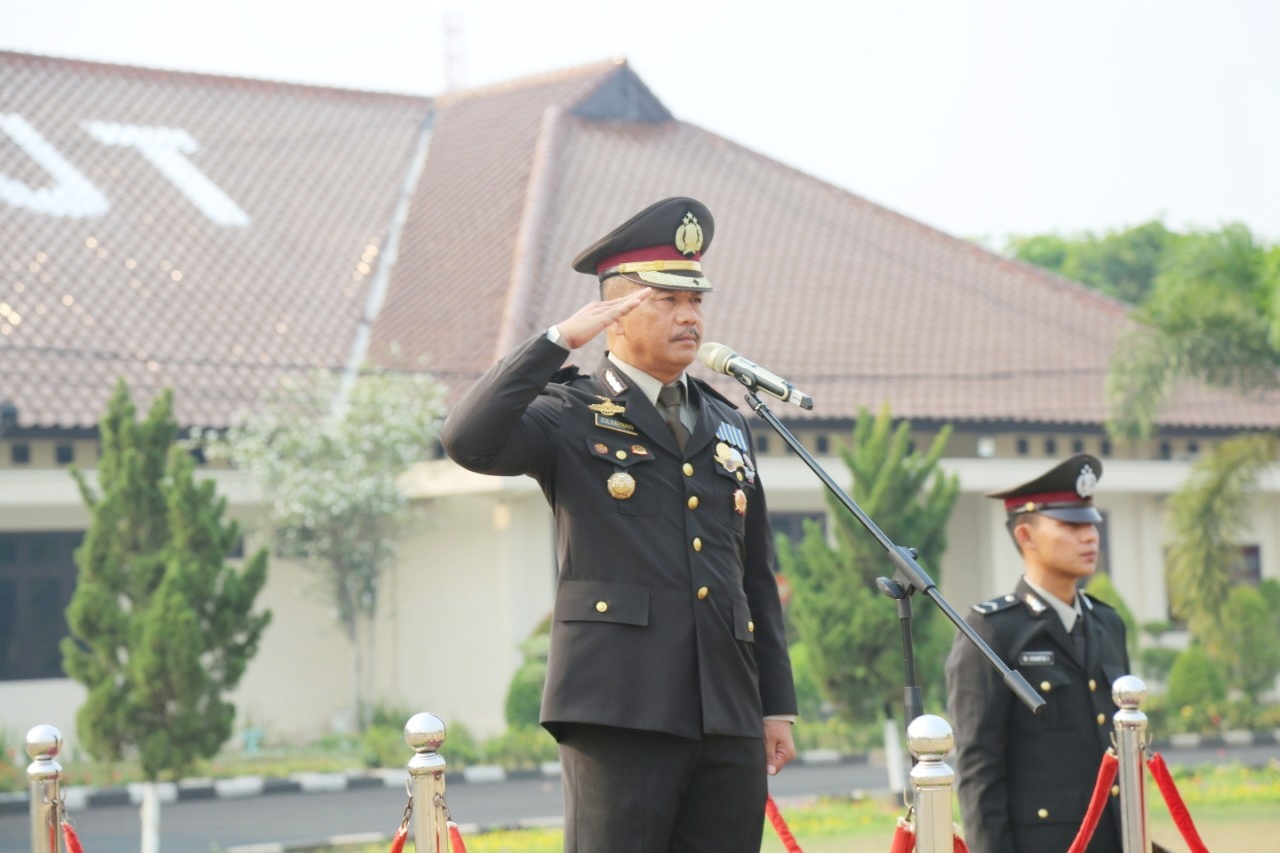 Wakapolres Lampung Utara Pimpin Upacara Hari Pahlawan