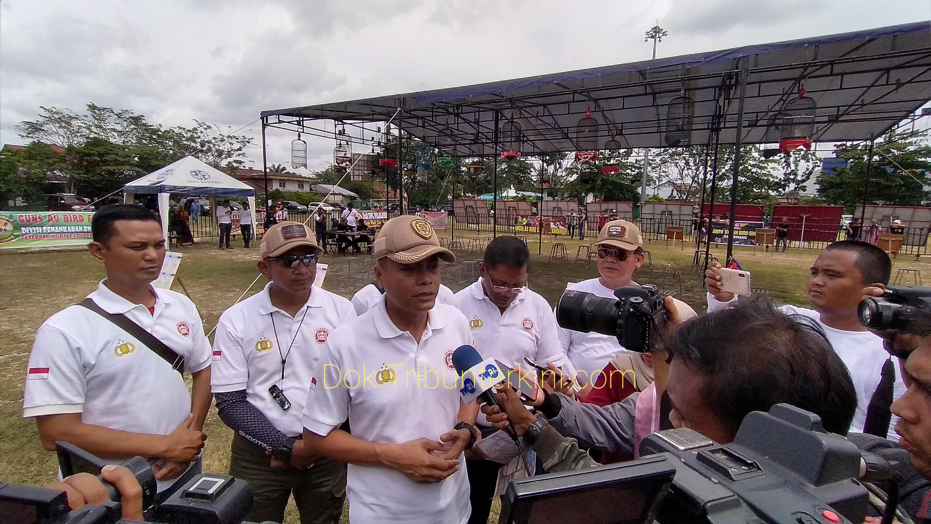 Kapolres Kampar Membuka Festival dan Lomba Burung Berkicau Memperebutkan Piala Kapolres Cup Kampar