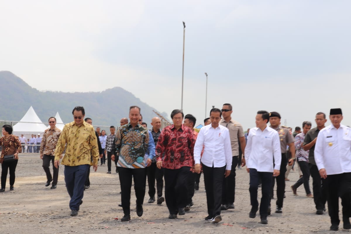 Kapolda Banten dan Pangdam III Siliwangi, Sambut Kunjungan Presiden RI di Cilegon