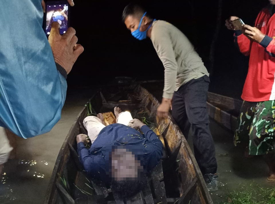 Polsek Gedung Aji Identifikasi Korban MD di Sungai