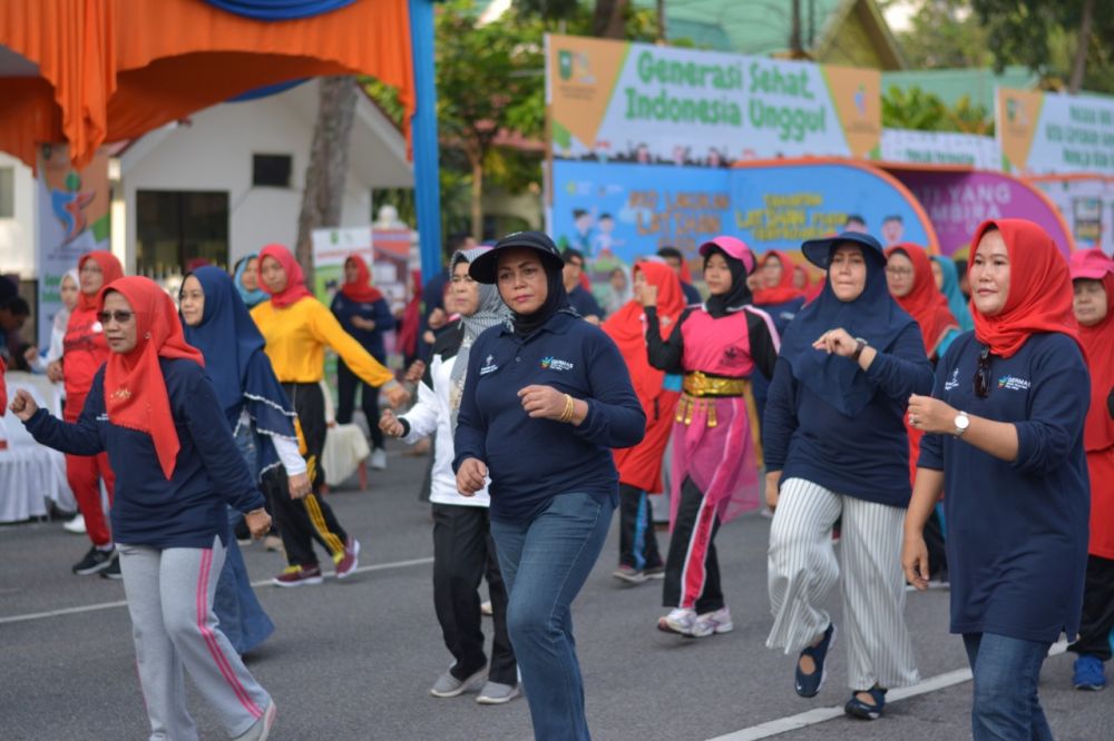 Dalam HKN Ke 55 Tahun 2019, Kadinkes Riau Ingin Menggelorakan Semangat Olahraga dan Germas Jadi Tradisi Masyarakat