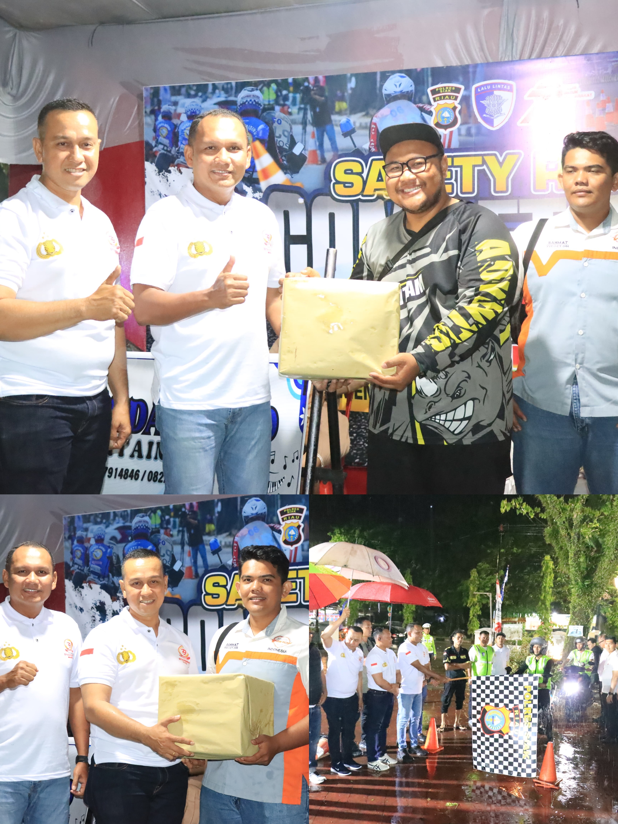 Safety Riding Competition Bhayangkara Kapolres Cup 2025 Meriahkan Di Taman Motuyoko Kabupaten Siak