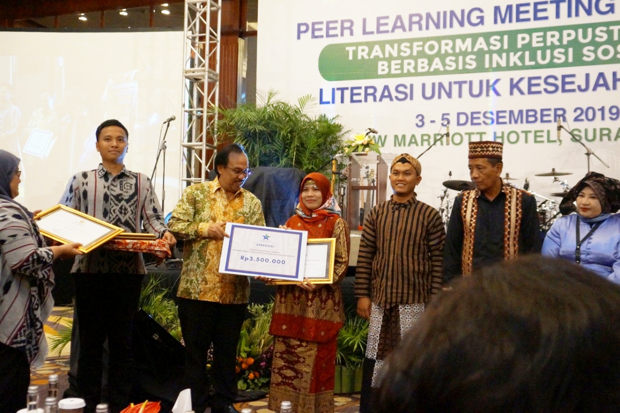 Dua Perpustakaan di Muba, Raih Predikat Implementasi Program Transformasi Perpustakaan Berbasis Inklusi Sosial