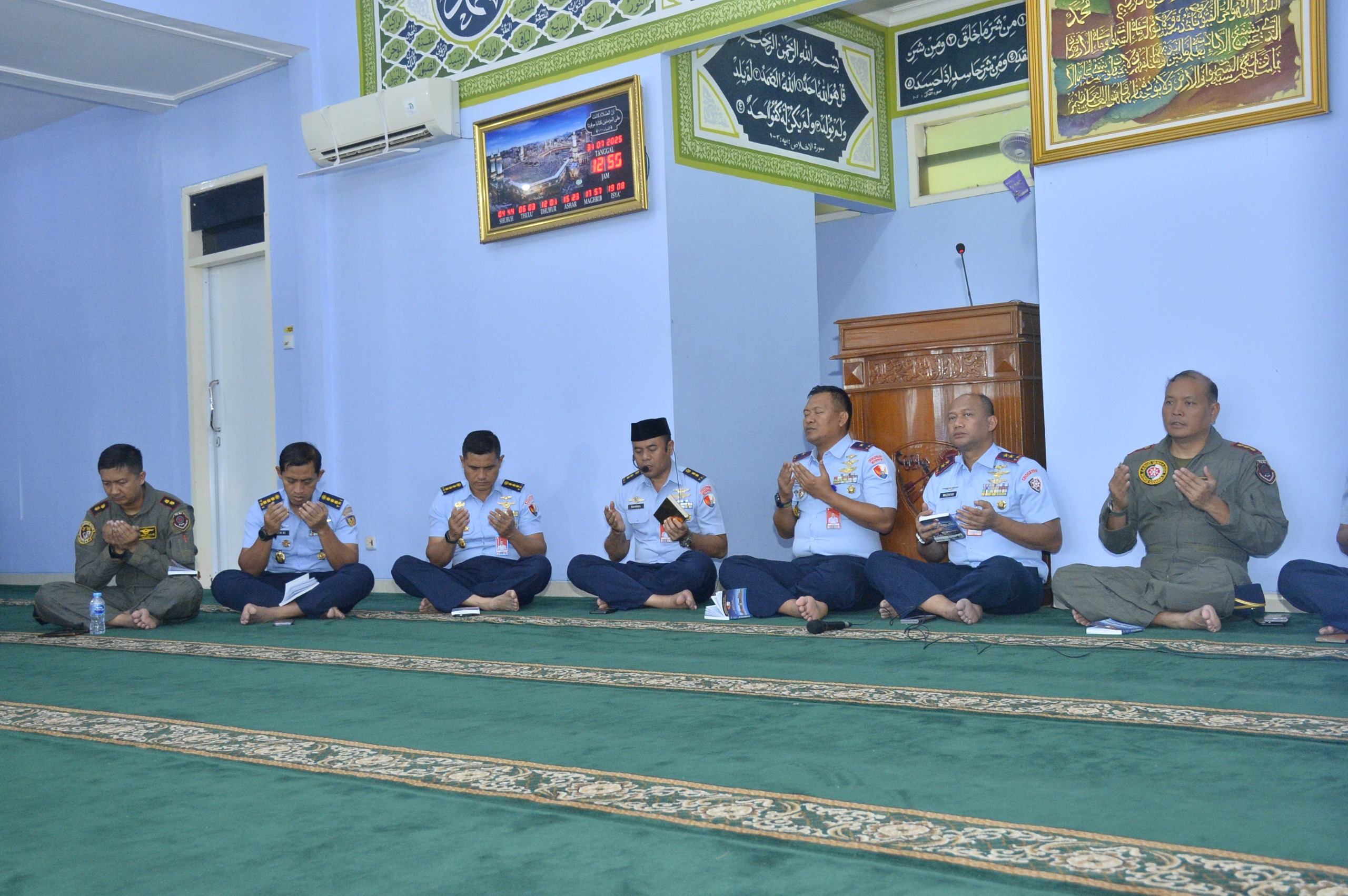 Pangkoopsud I Dan Tim Demo Udara Gelar Doa Bersama