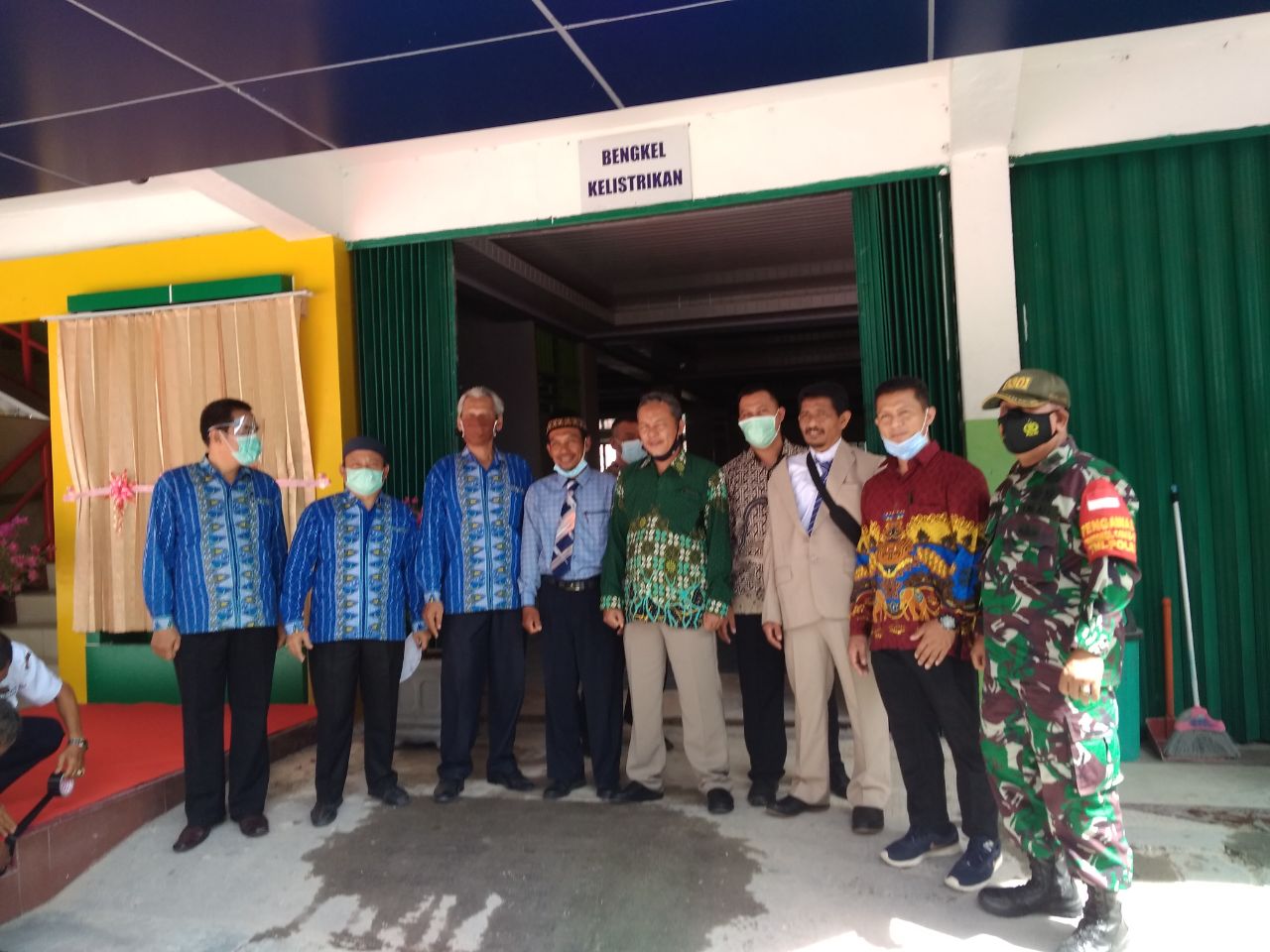 Babinsa Kodim 0301/PBR Hadiri Pelaksanaan Lokakarya SMK Muhammadiyah Se-Sumatera dan Kalimantan