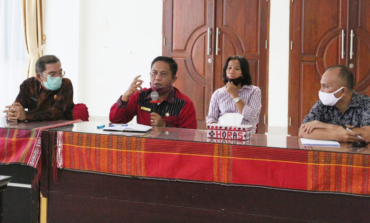 Sekda: Menghadapi Masa Darurat Covid-19, Pemkab Taput Lakukan Refokusing dan Realokasi Anggaran Yang Akan Diperuntukkan Pada 3 Program Utama