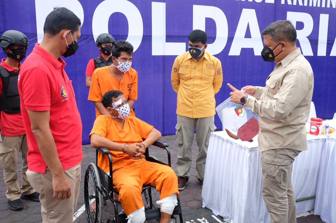 Polda Riau Ungkap Pelaku Pembunuhan Berencana Di Sertai Dengan Curas Terhadap Korban Pemilik Mobil Rental