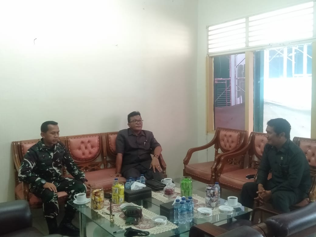 Dandim 0301/PBR Sambut Hangat Silahturahmi Ketua PN Kota Pekanbaru di Makodim