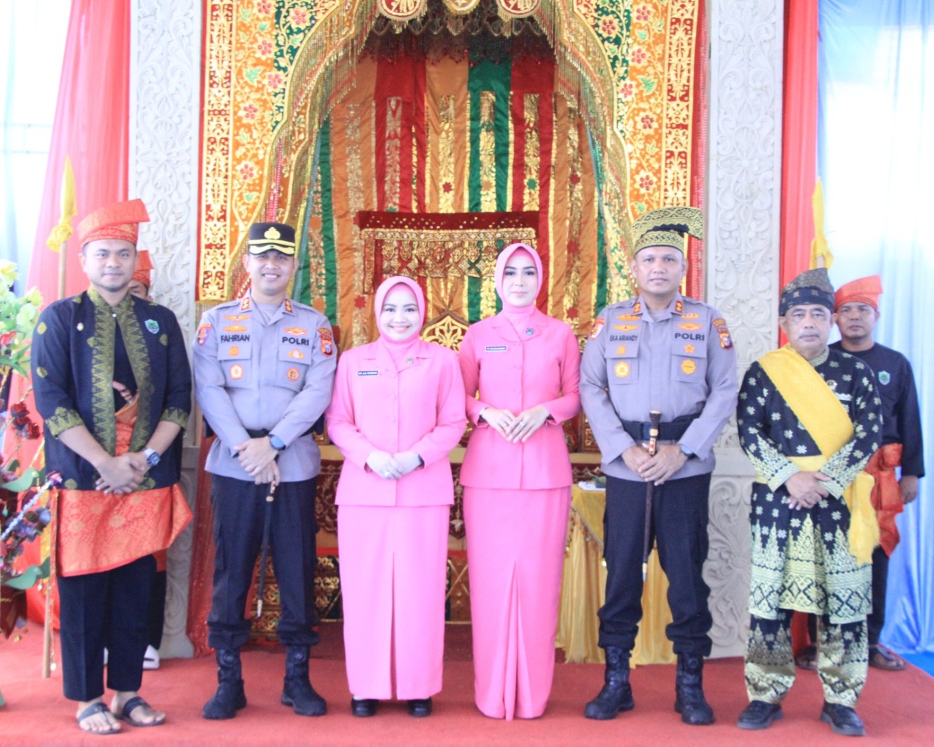 Jadi Kapolres Inhu Ke-48, AKBP Eka Ariandy Disambut Dengan Serangkaian Acara