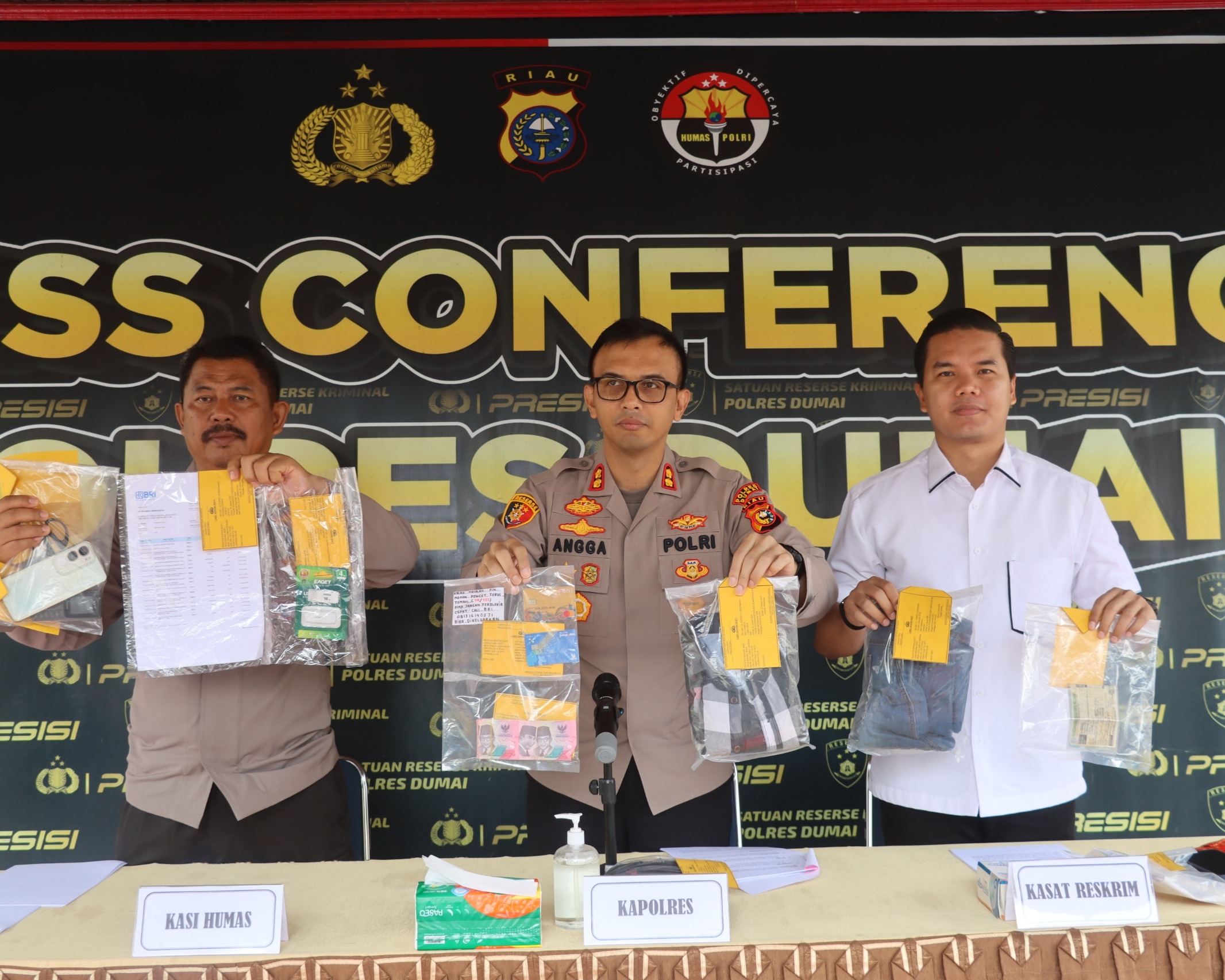 Satreskrim Polres Dumai Ungkap Kasus Pencurian Modus Ganjal ATM, Pelaku Ditangkap di Sumatera Utara