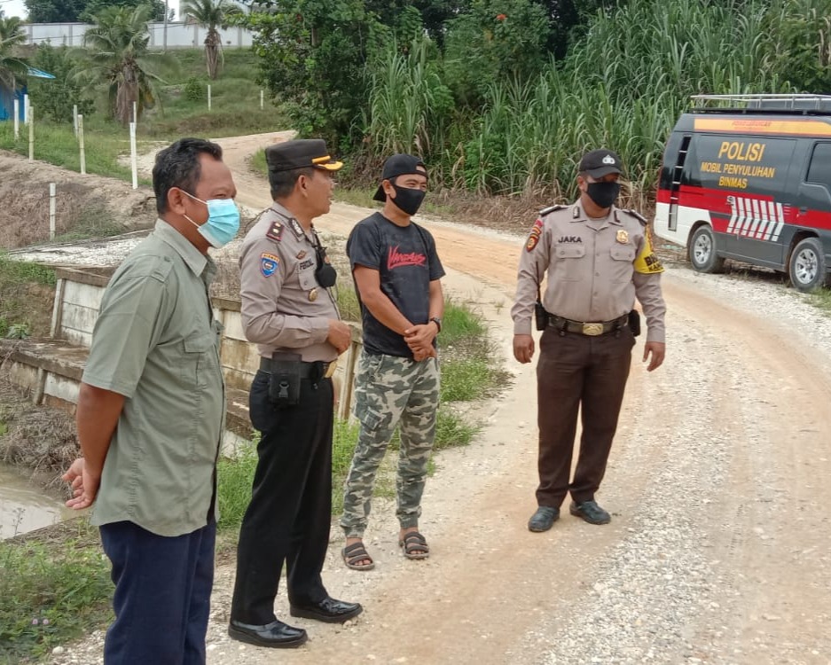 Antisipasi Karhutla, Satuan Binmas Polresta Pekanbaru Lakukan Patroli