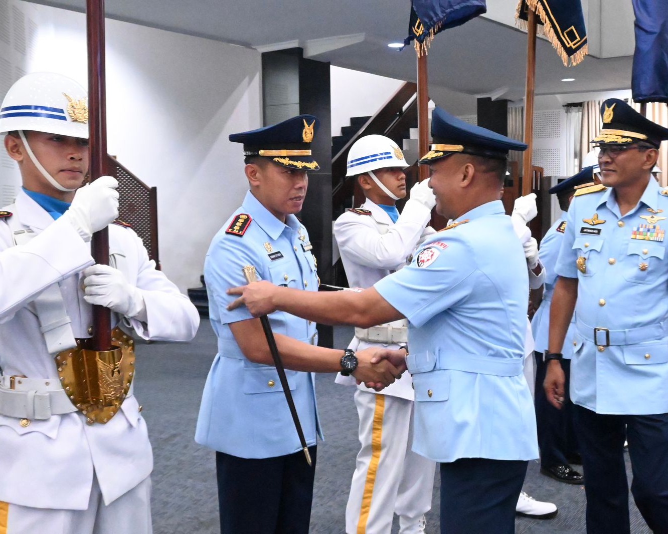 Pangkodau I Hadiri Kegiatan Upacara Satuan Wing Udara dan Peresmian Satuan Antariksa Koopsudnas