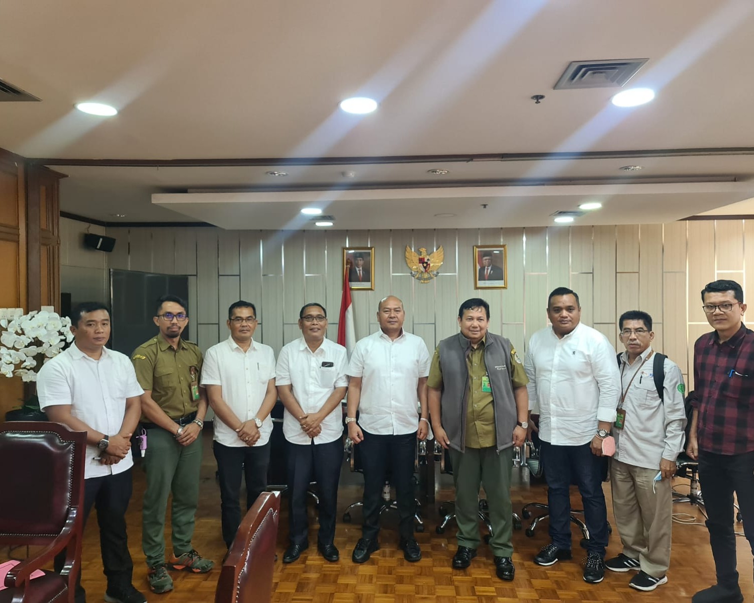 Bupati Tapanuli Utara Nikson Nababan Koordinasi Ke Kementerian Lingkungan Hidup dan Kehutanan RI