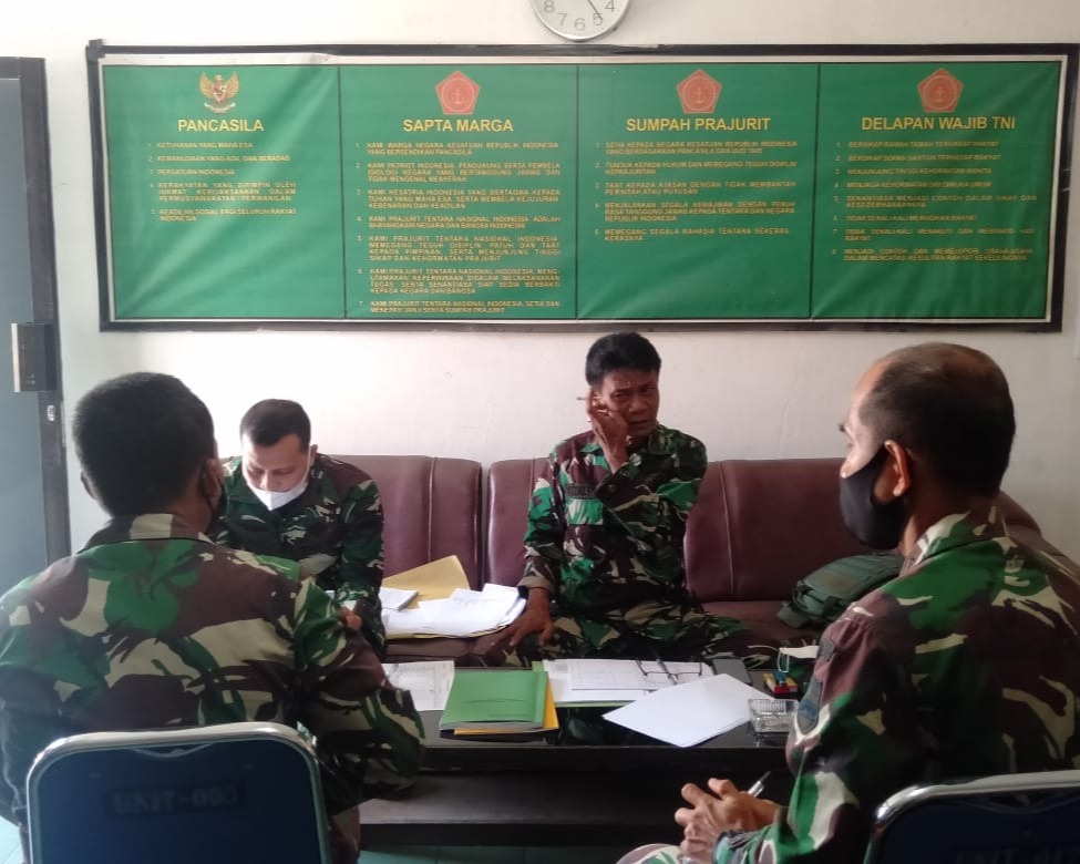 Tim Dalprog Kodam I/ Bukit Barisan Lakukan Kunjungan Kerja Ke Kodim 0301/Pekanbaru