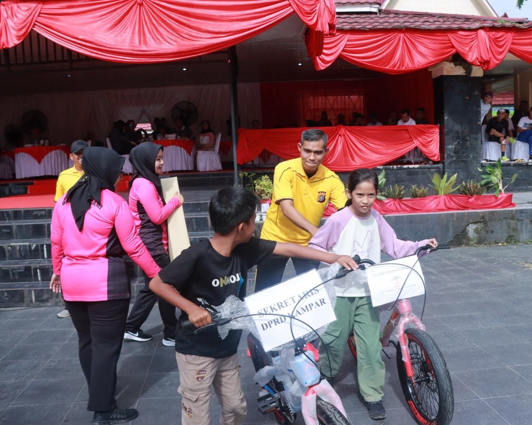 Ribuan Peserta Ramaikan Fun Run 2025 Polres Kampar di Kota Bangkinang