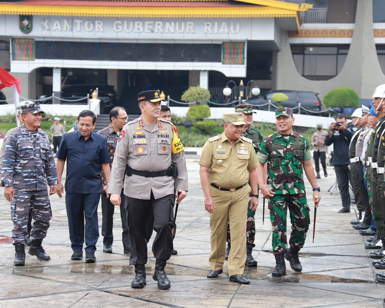 Gelar Operasi Lilin Lancang Kuning Tahun 2022, Kapolda Riau Irjen Pol M Iqbal Pastikan Jajaran Lakukan Show Of Force