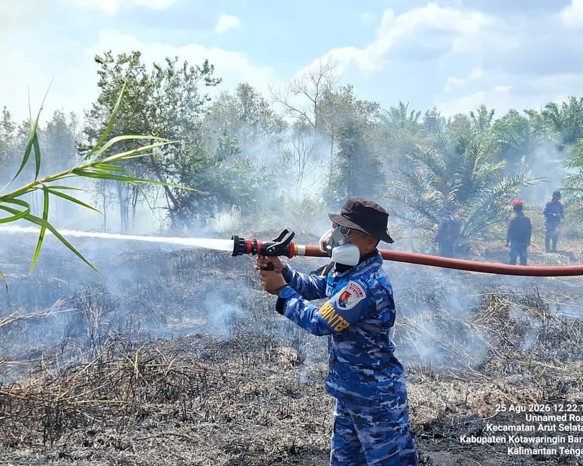 Lima Jam Berjibaku, Jajaran Kodau I, Lanud Iskandar Atasi Karhutla