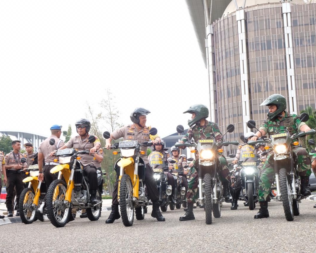 TNI-Polri Gelar Pasukan Persiapan Pengamanan Pelantikan Presiden dan Wakil Presiden Periode 2019-2024