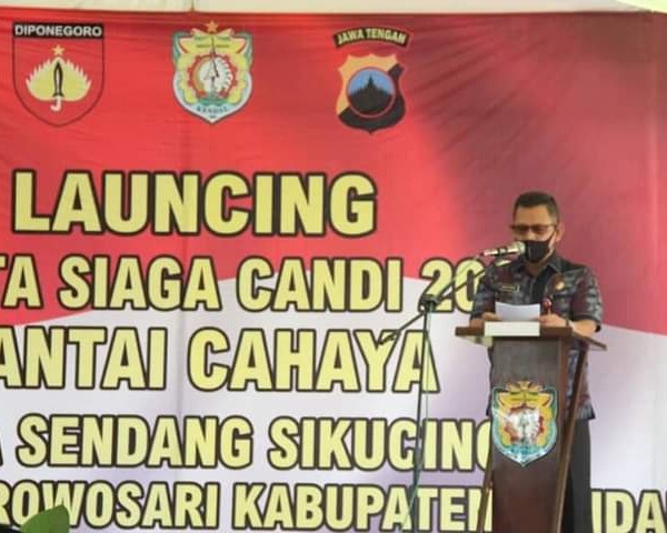 Kapolres Kendal Bersama Pemerintah Kabupaten Melaunching Wisata Siaga Candi Di Pantai Cahaya Desa Sendang Sikucing
