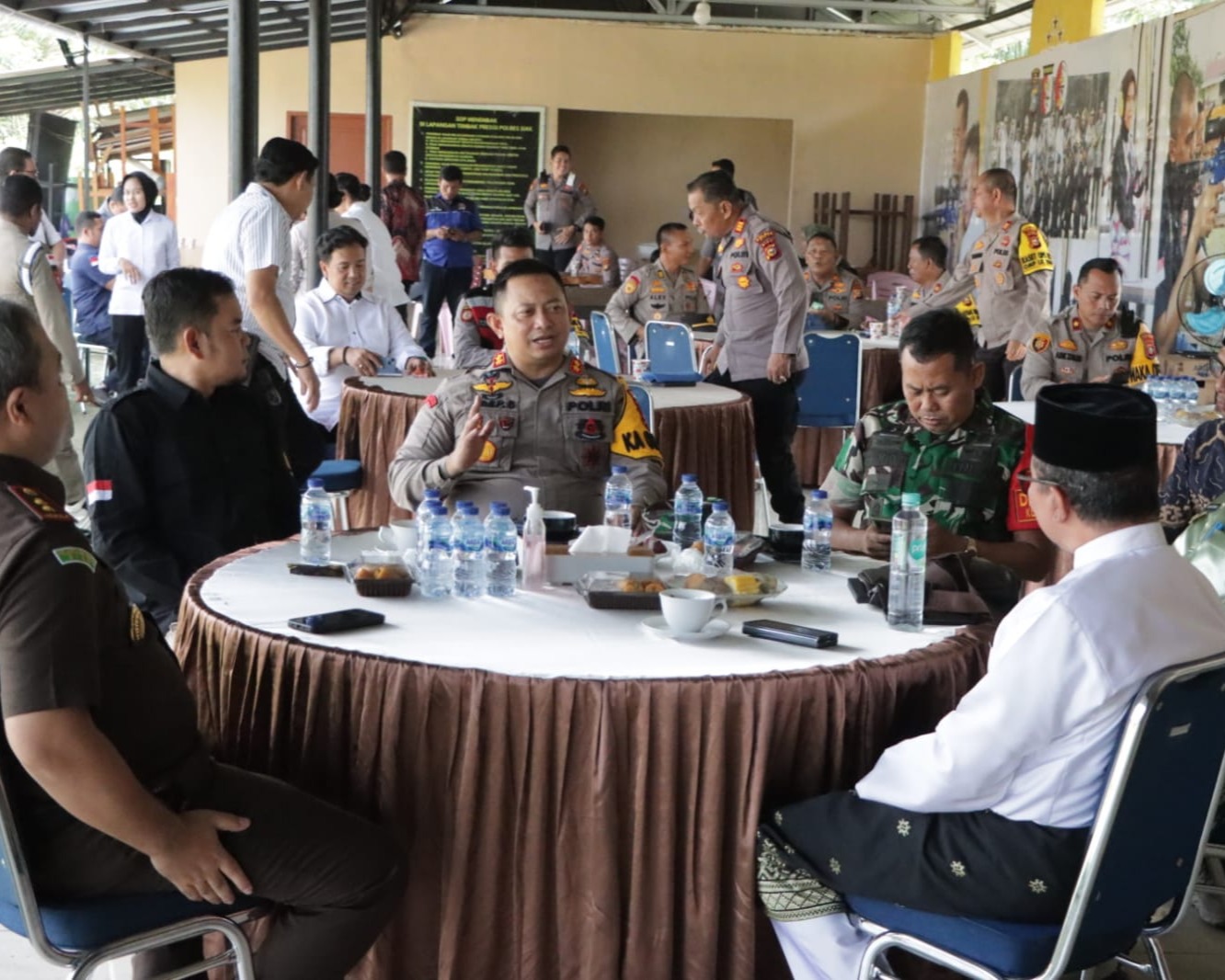 Kapolres Siak AKBP Asep Sujarwadi Kembali Gelar Coffee Morning Bersama Penyelenggara Pemilihan, Pengawas dan Pengaman Pilkada