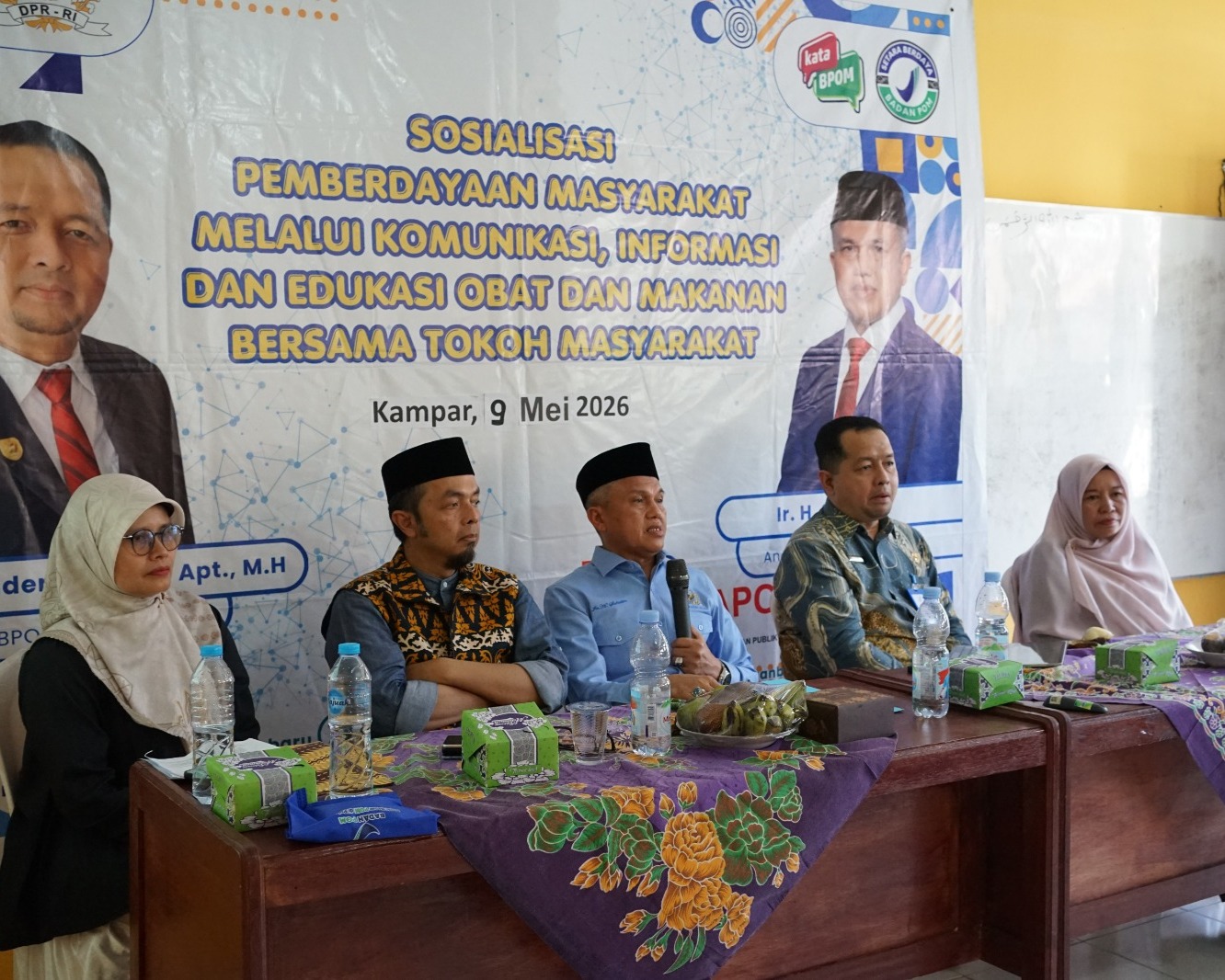 Aksi Nyata Komisi IX DPR RI Dan BBPOM Pekanbaru: Kawal Warga Kampar Utara Dari Bahaya Kosmetik Yang Tidak Aman