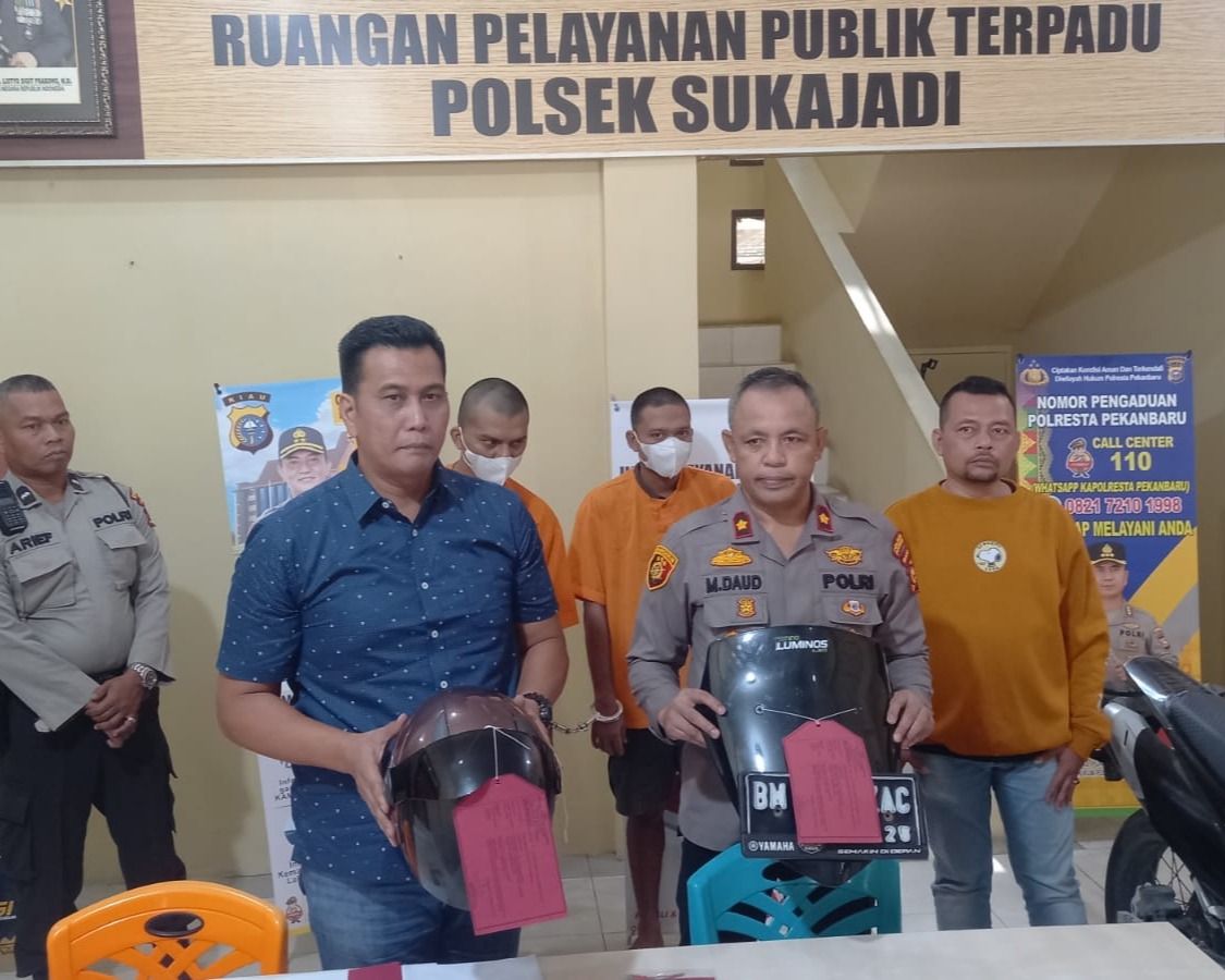 Tim Opsnal Reskrim Polsek Sukajadi Berhasil Amankan 2 Orang Pelaku Kasus Curanmor