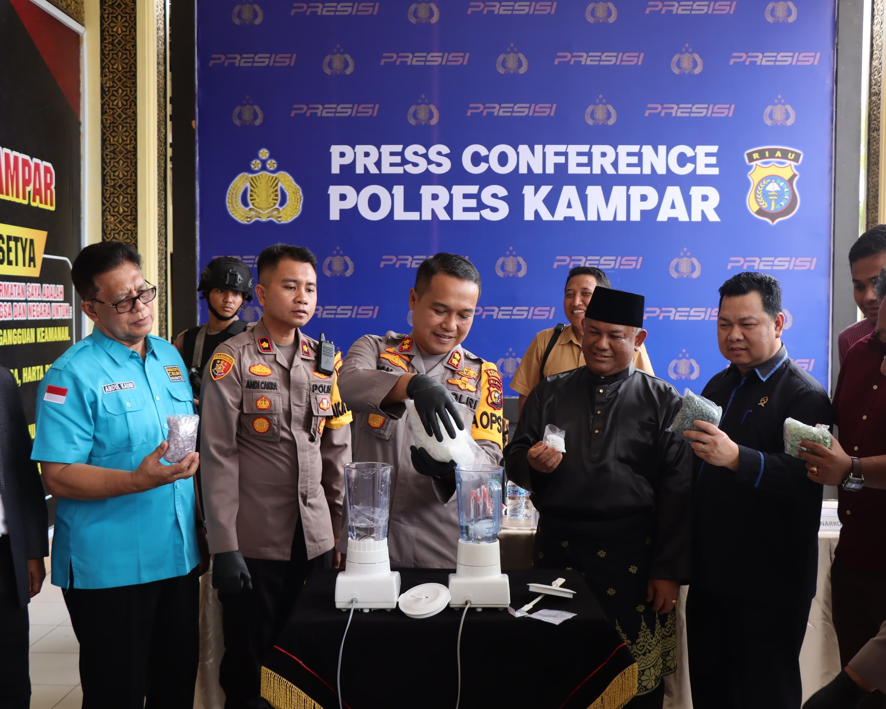 Kapolres Minta Kerjasama Ninik Mamak Untuk Membasmi Narkoba di Kabupaten Kampar