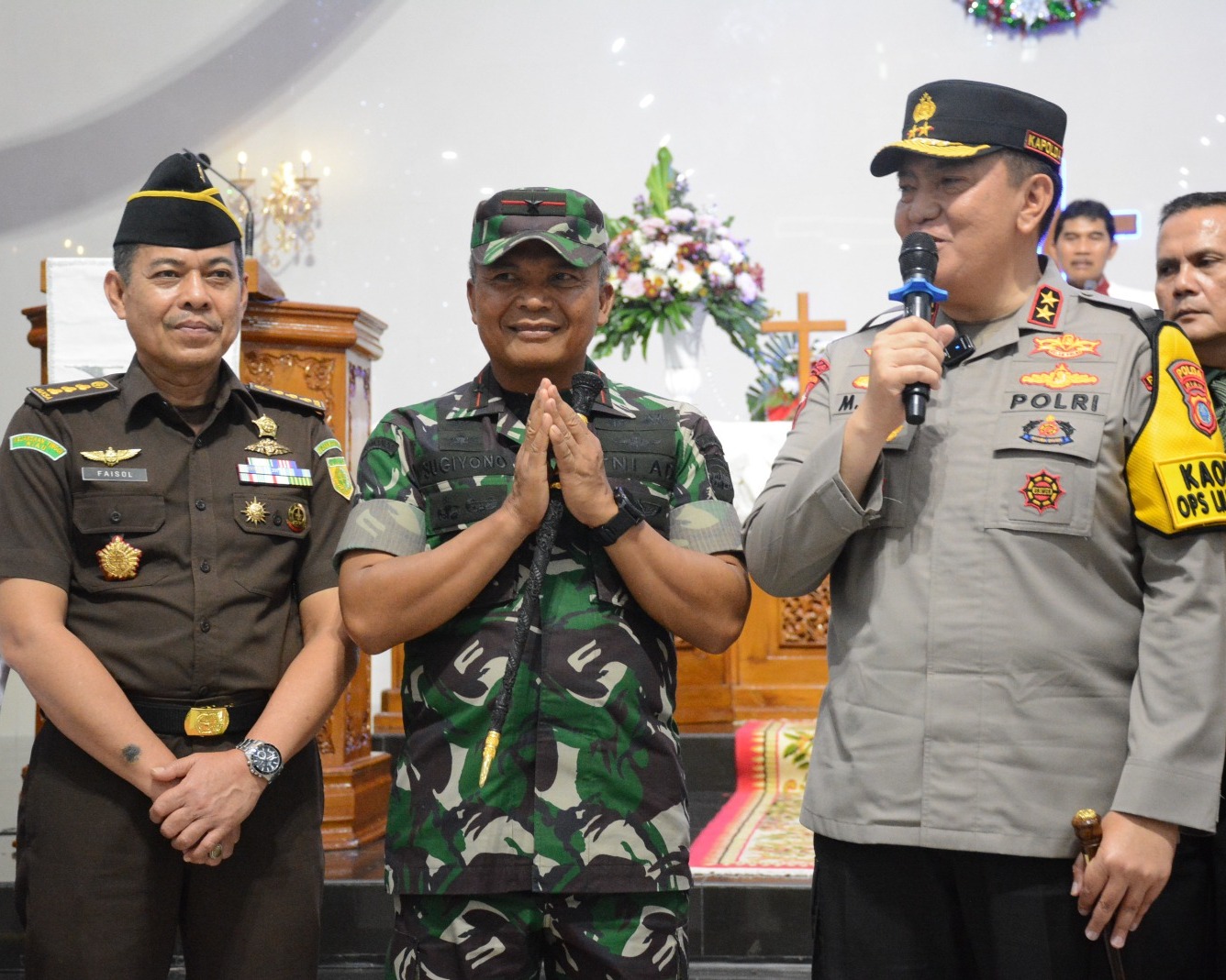 Danrem 031/WB Laksanakan Peninjauan Kesiapan Perayaan Natal 2024 dan Tahun Baru 2025