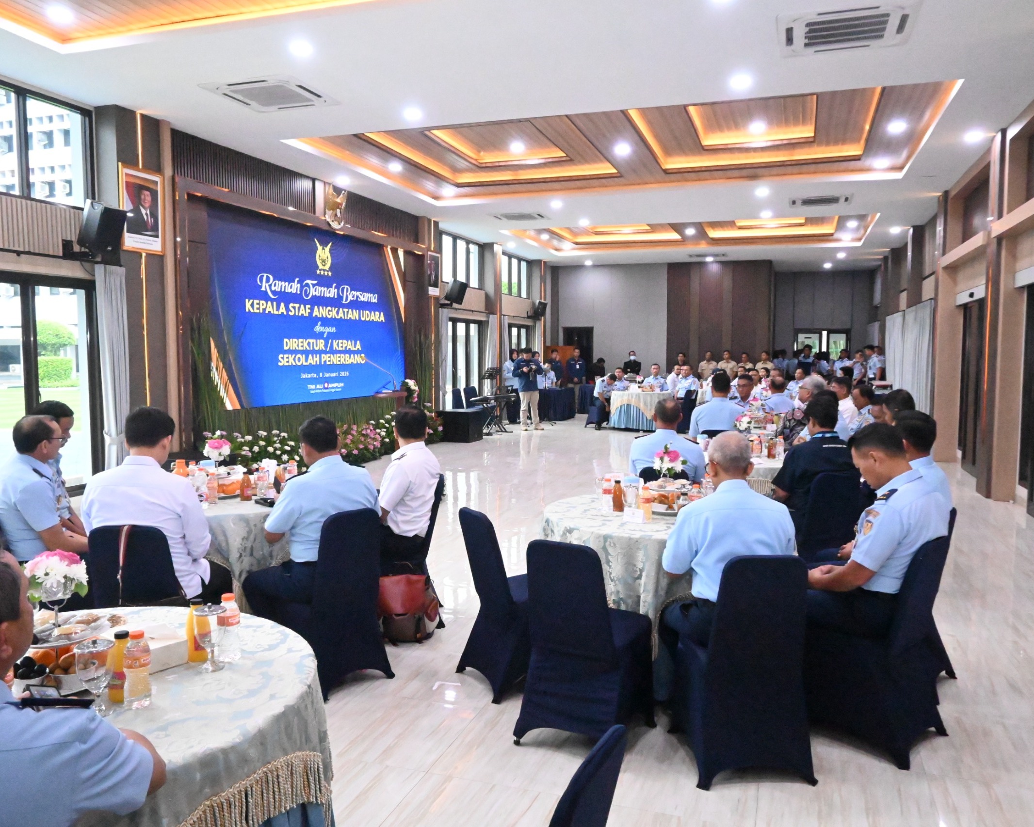 Pangkodau I Hadiri Acara Ramah Tamah Kasau Dan Direktur/Kepala Sekbang Sipil