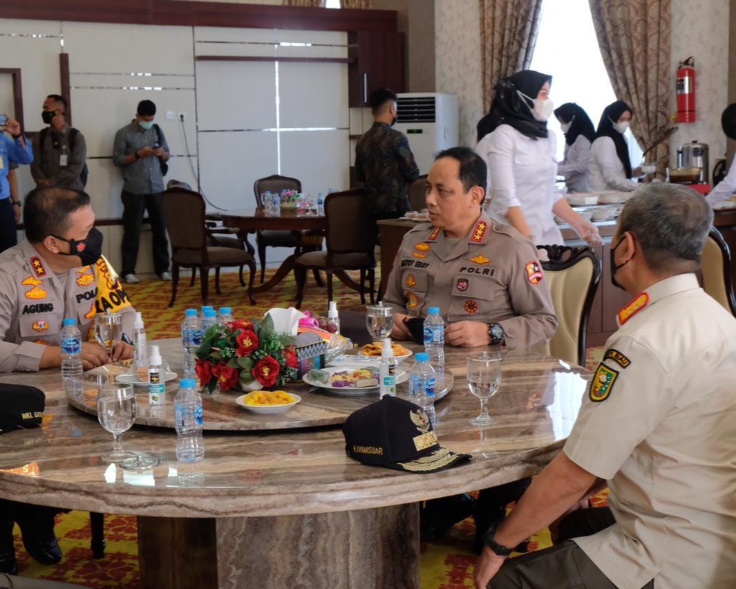 Atensi Penanganan Covid-19, Wakapolri Lakukan Kunjungan Kerja Ke Provinsi Riau
