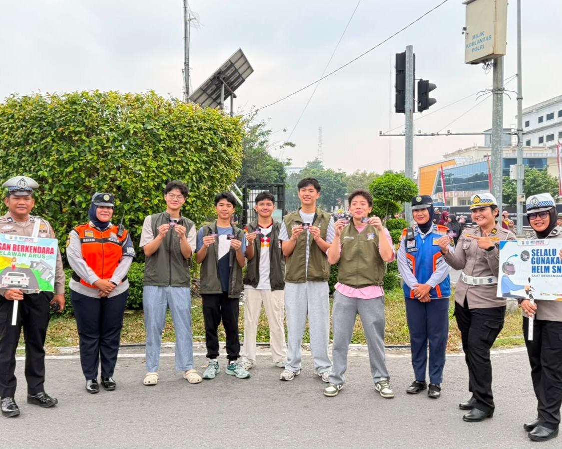 Polantas Karib Hadir di CFD Pekanbaru, Kehadiran Polisi Disambut Hangat Masyarakat