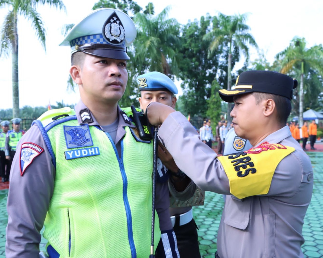 Kapolres Siak Pimpin Apel Gelar Pasukan Operasi Patuh Lancang Kuning Tahun 2023