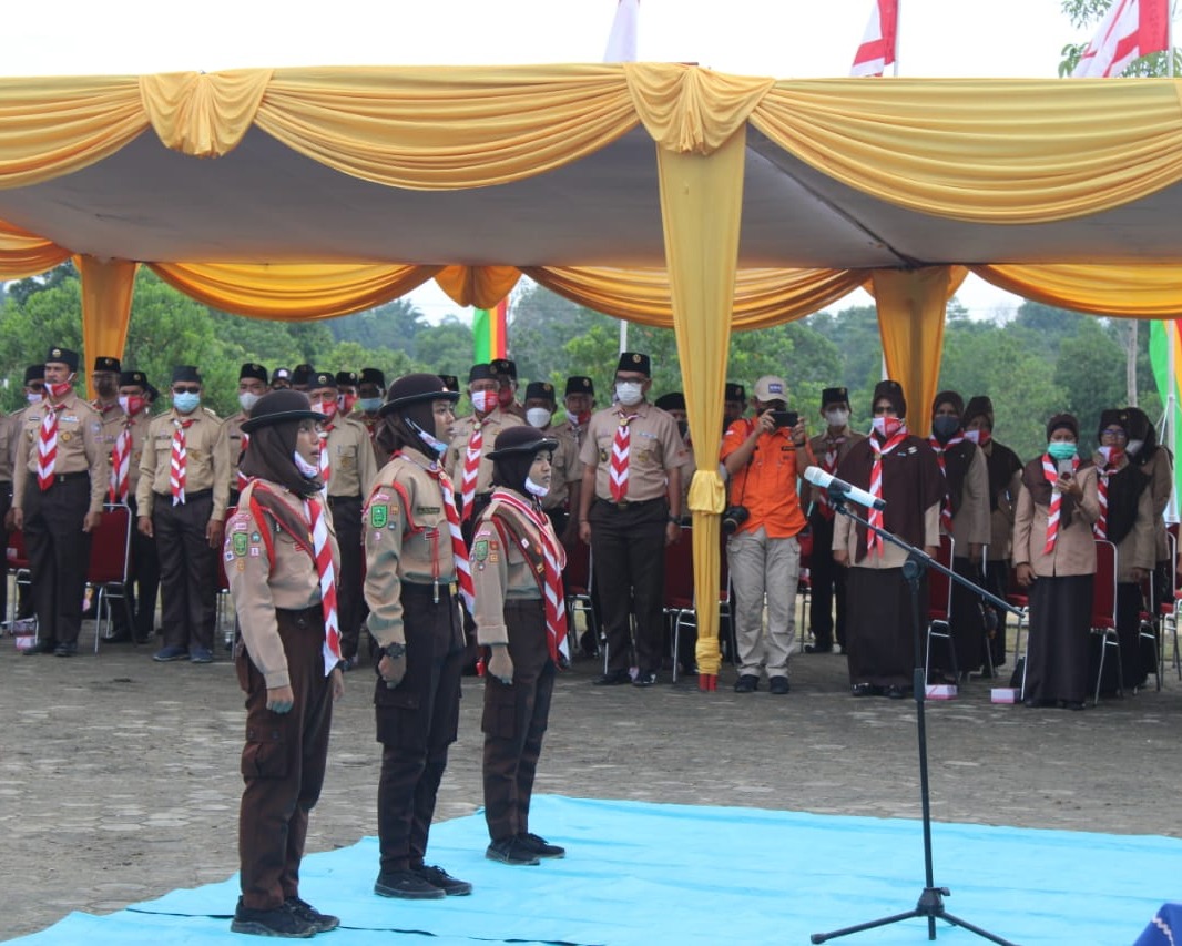 Dandim 0301/PBR Hadiri Acara Pembukaan Jambore Daerah Riau Tahun 2021