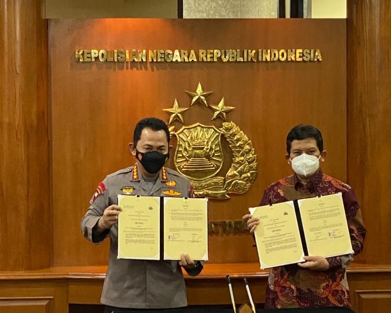 Kapolri dan Dirut BPJS Kesehatan Sepakat Tingkatkan Pelayanan Kesehatan Pengguna Jalan