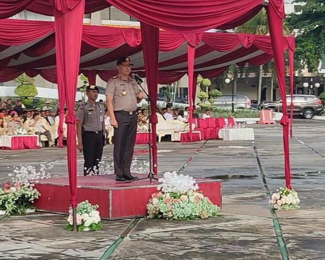 Dandim 0301/Pekanbaru Hadiri Upacara Memperingati HUT Satpam Provinsi Riau Ke 39 Tahun 2020