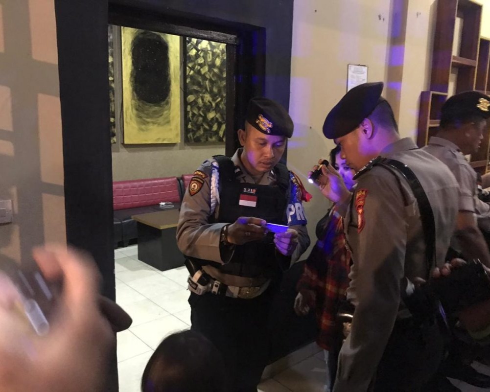 Menjelang Natal dan Tahun Baru, Ditsamapta Polda Kalteng Melaksanakan Patroli, ke THM